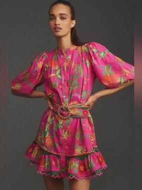 Farm Rio Fruit Garden Mini Dress